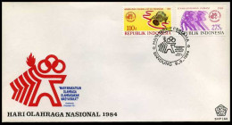 Indonesië - FDC - Hari Olahraga Nasional 1984           - Indonesien