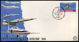 Indonesië - FDC - Indonesian Air Show '86           - Indonesia