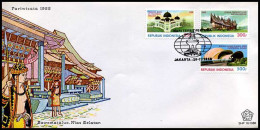 Indonesië - FDC -  Pariwisata 1988           - Indonésie