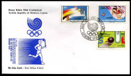 Cyprus - FDC -   Olympische Spelen Seoel                            - Covers & Documents
