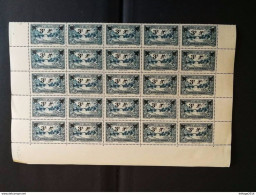 GRAN LIBAN لبنان LEBANON 1943 TIMBRES DE 1937-40 SURCHARGES YVERT N. 182 MNH - Líbano