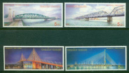 THAILAND 2004 Mi 2272-75** Bridges [B815] - Puentes