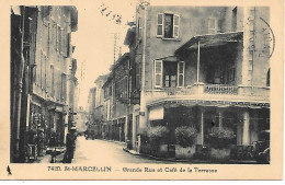 C/257               38    Saint-marcellin     -   Grande Rue Et Café De La Terrasse - Saint-Marcellin
