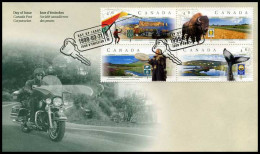 Canada - FDC - Scenic Highway Stamps                      - 1991-2000
