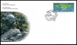 Canada - FDC -  125th Anniversary Of The Universal Postal Union                     - 1991-2000