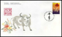 Canada - FDC -  Year Of The Ox                    - 1991-2000