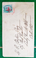 INDIA RED CROSS 1907 1/2a Local COVER Use With Special ' MINTO FETE/CALCUTTA' Cancel In Red  BRITISH INDIA Inde Indien - 1902-11 Koning Edward VII