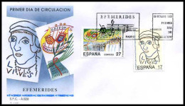 Spanje - FDC - Efemerides                     - FDC