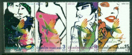 THAILAND 2004 Mi 2351-54 Strip Of Four** Bangkok Fashion City [B822] - Disfraces