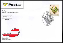 Oostenrijk - FDC - Bloemen                     - FDC