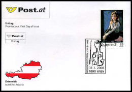 Oostenrijk - FDC - Hans Robert Pippal                     - FDC