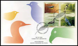 Canada - FDC -  Vogels                                    - 1991-2000