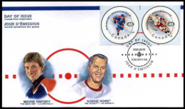 Canada - FDC -  Wayne Gretzky - Gordie Howe                                    - 1991-2000