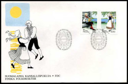 Finland - FDC -  Volksdansen                                          - FDC