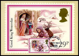 Groot-Britannië - MK - Christmas 1982                               - Cartes-Maximum (CM)