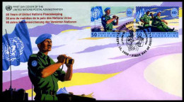 UNO - FDC - 50 Years Of Peacekeeping                            - Autres & Non Classés