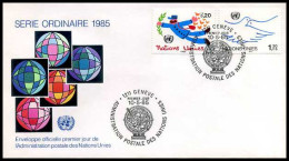 Verenigde Naties - FDC - Série Ordinaires 1985                           - Andere & Zonder Classificatie