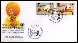 Verenigde Naties - FDC - For A World Without Hunger                           - Other & Unclassified