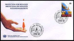 Verenigde Naties - FDC - Protection For Refugees                          - Andere & Zonder Classificatie