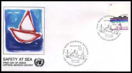 Verenigde Naties - FDC - Safety At Sea                         - Other & Unclassified