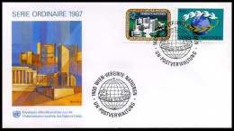 Verenigde Naties - FDC - Série Oridinaire 1987                          - Other & Unclassified
