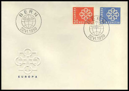 Zwitserland - FDC - Europa 1959                                            - 1959