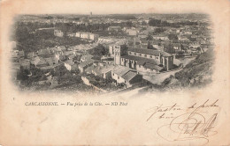 FRANCE - Carcassonne - Vue Prise De La Cite - N D Phot - Vue Sur Une Partie De La Ville - Carte Postale Ancienne - Carcassonne