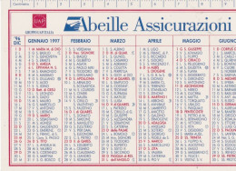 Calendarietto - Abeille Assicurazioni - Anno 1997 - Tamaño Pequeño : 1991-00
