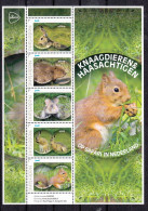 Nederland Persoonlijke: Op Safari In Nederland: Knaagdieren, Konijn, Bever, Hamster, Haas, Eekhoorn, Rabbit, Beaver, - Unused Stamps