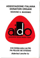 Calendarietto - AIDO - Associazione Italiana Dotatori Organi - Supermercati Manganotti - Anno 1997 - Small : 1991-00