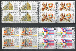 España 1986. Edifil 2825-28 X 4 ** MNH. - Unused Stamps