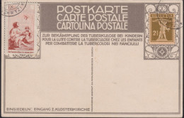 1912 CH / Pro Juventute  Postkarte N°. 3 Einsiedeln Mit Vorläufer ° Zum:CH 1+169 Mi:CH 1+198x Bekämpfung Der Tuberkulose - Brieven En Documenten