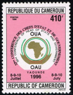 CAMEROUN Cameroon Kamerun 1996 - 410 F Conférence OUA Yaoundé Juillet 96 - Mi 1224 Sc 903 YT 885 - MNH ** - Camerún (1960-...)