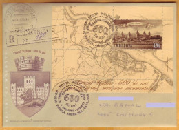 2008 Moldova Moldavie Moldau  FDC  600 Years Of The City Of Bender Transnistria Tiraspol Medieval Turkish Fortress - Castles