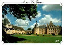 N°1224 Z -cpsm Azay Le Ferron -le Château- - Kastelen