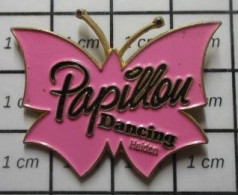 1618B Pin's Pins / Beau Et Rare : MUSIQUE / DISCOTHEQUE PAPILLON DANCING HEIDEN - Musik