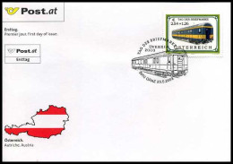 Oostenrijk - FDC - Trein                         - FDC