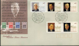 Australië  - FDC -  Wartime Prime Ministers                                   - FDC