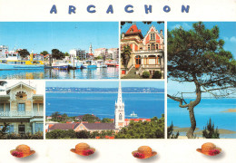 FRANCE - Arcachon - Bassin D'Arcachon - Bateaux - Mer Vieille Maison - Multi-vues - Carte Postale - Arcachon