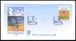 Namibië - FDC - Water Awareness 1998                               - Namibie (1990- ...)