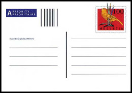 Zwitserland - Postkaart -  Vogel                     - Entiers Postaux