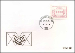 België - FDC - Frankeervignet ATM - ATM5 14F                                - Other & Unclassified