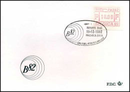 België - FDC - Frankeervignet ATM - ATM6A - Belgica '82 10F                                - Sonstige & Ohne Zuordnung