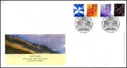 Groot-Brittannië - FDC - Definitives Scotland                                  - 2001-2010 Em. Décimales