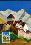 Liechtenstein - MK - Schloss Vaduz                           - Maximumkaarten
