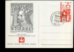 Post Card - World Philatelic Exhibition PRAGA 1968 - Charles Univesity, Karel Svolinsky - Ansichtskarten