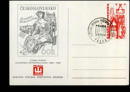 Post Card - World Philatelic Exhibition PRAGA 1968 - Academia Istropolitana, Vincent Hloznik - Postcards