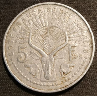 Pas Courant - DJIBOUTI - 5 FRANCS 1959 - KM 10 - COTE FRANÇAISE DES SOMALIS - Dschibuti