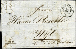 Cover From Constanz To St Gallen - 1860 - ...-1845 Prephilately