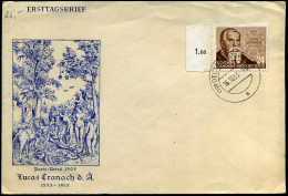 FDC - Mi 384 - 400. Todestag Von Lucas Cranach - Sonstige & Ohne Zuordnung